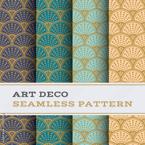 Art Deco seamless pattern 09