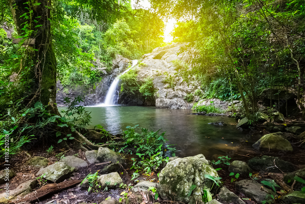 scenic at Jedkot waterfall in Thailand scenic at Jedkot waterfall in Thailand