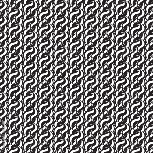 Seamless abstract pattern. Monochrome image. Geometric repeating elements. Vector illustration.
