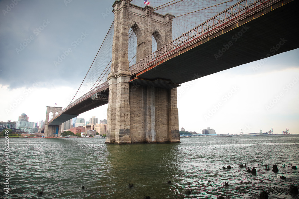 Brooklyn and Manhattan bridges, New York City Brooklyn and Manhattan bridges, New York City
