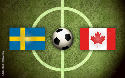 Sweden vs Canada Soccer photo