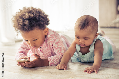 Afro American children