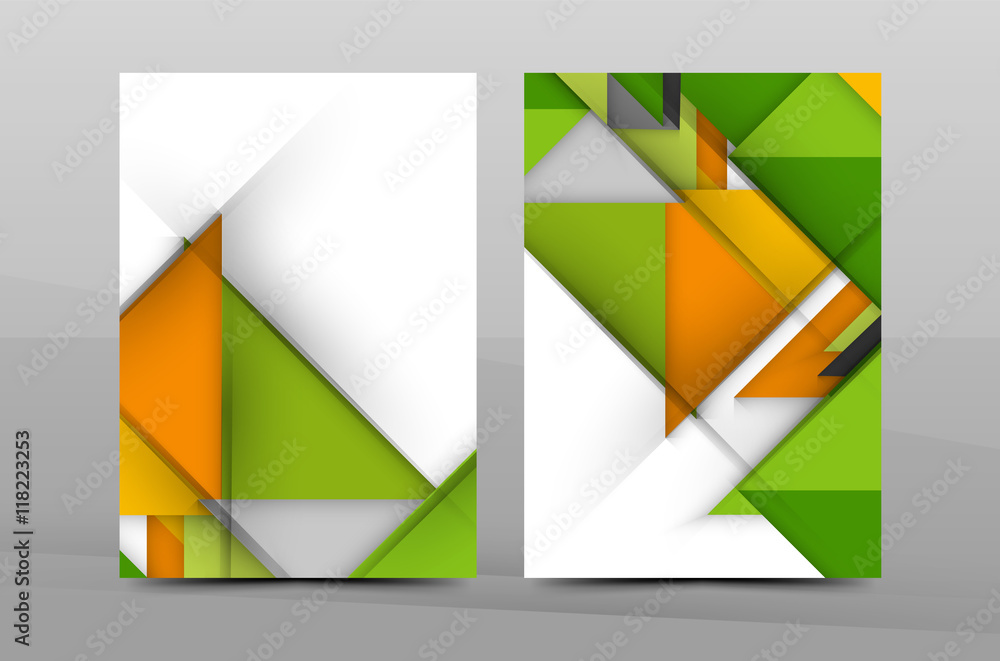 Geometric abstract background