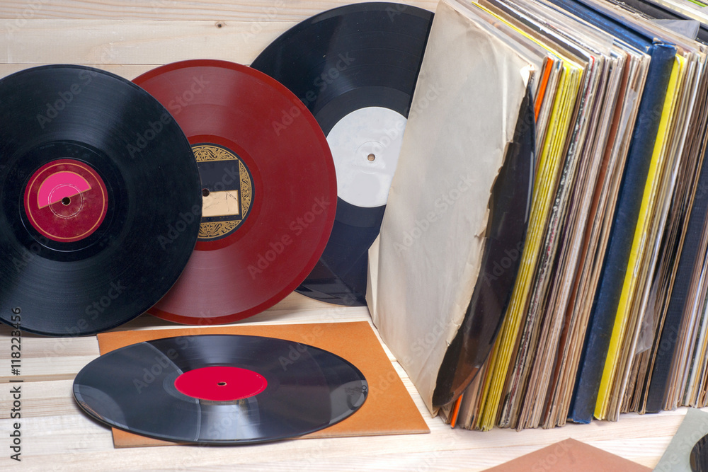 Fototapeta premium Vinyl record