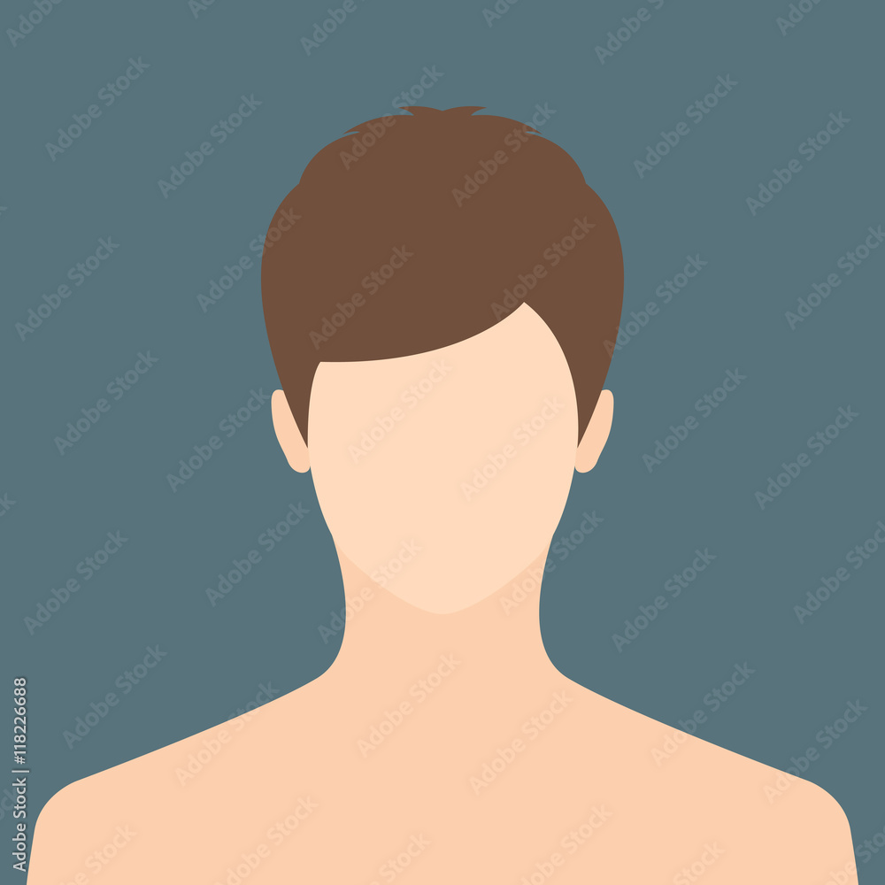 Male avatar profile picture, EPS 10 Male avatar profile picture, EPS 10