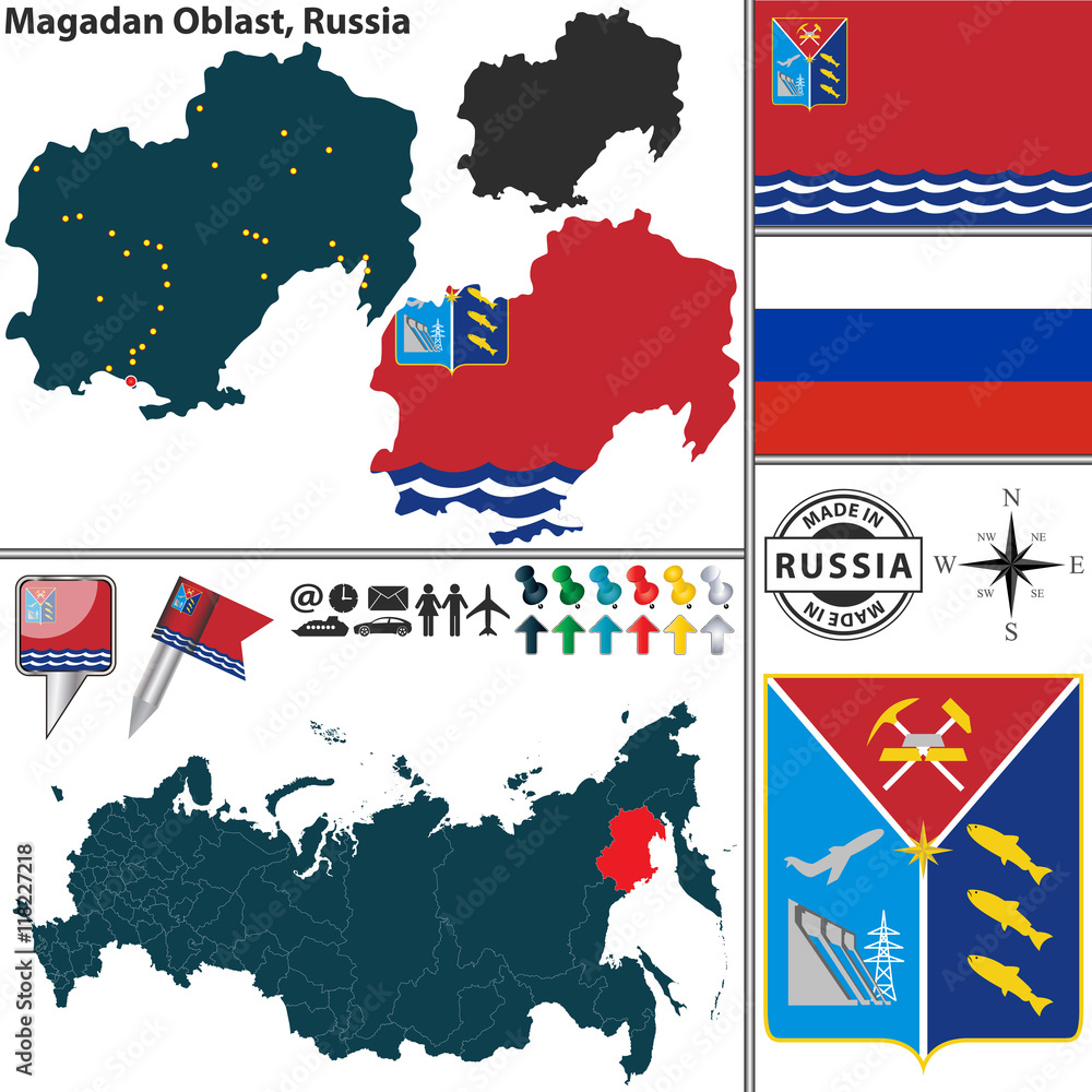 Fototapeta premium Magadan Oblast, Russia