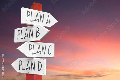 Plan A, B, C, D - concept © PX Media