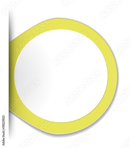 the blank oval label