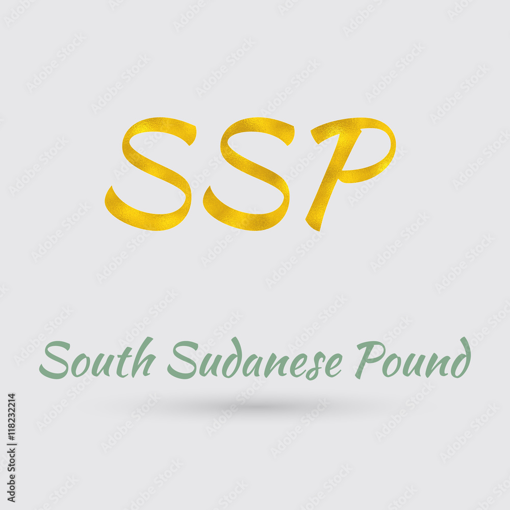 Golden South Sudanese Pound Symbol Stock Vector Adobe Stock golden-south-sudanese-pound-symbol-stock-vector-adobe-stock