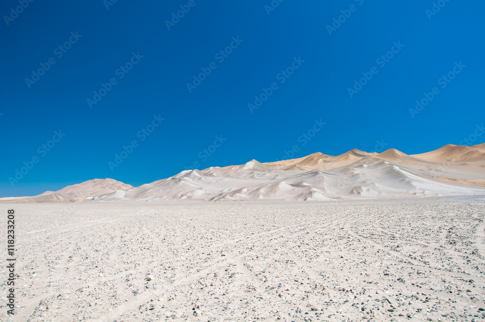 Fototapeta premium Sand dunes in Paracas National Park, Peru