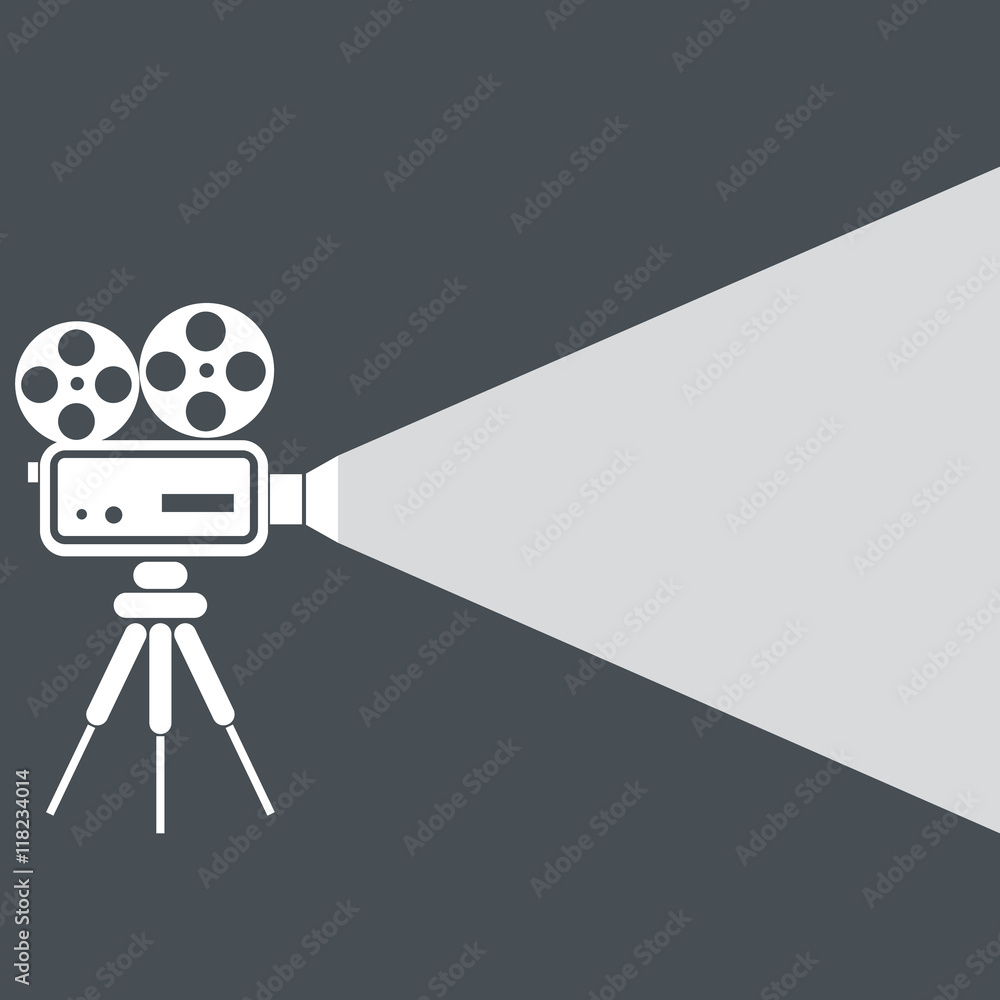 Movie projector icon