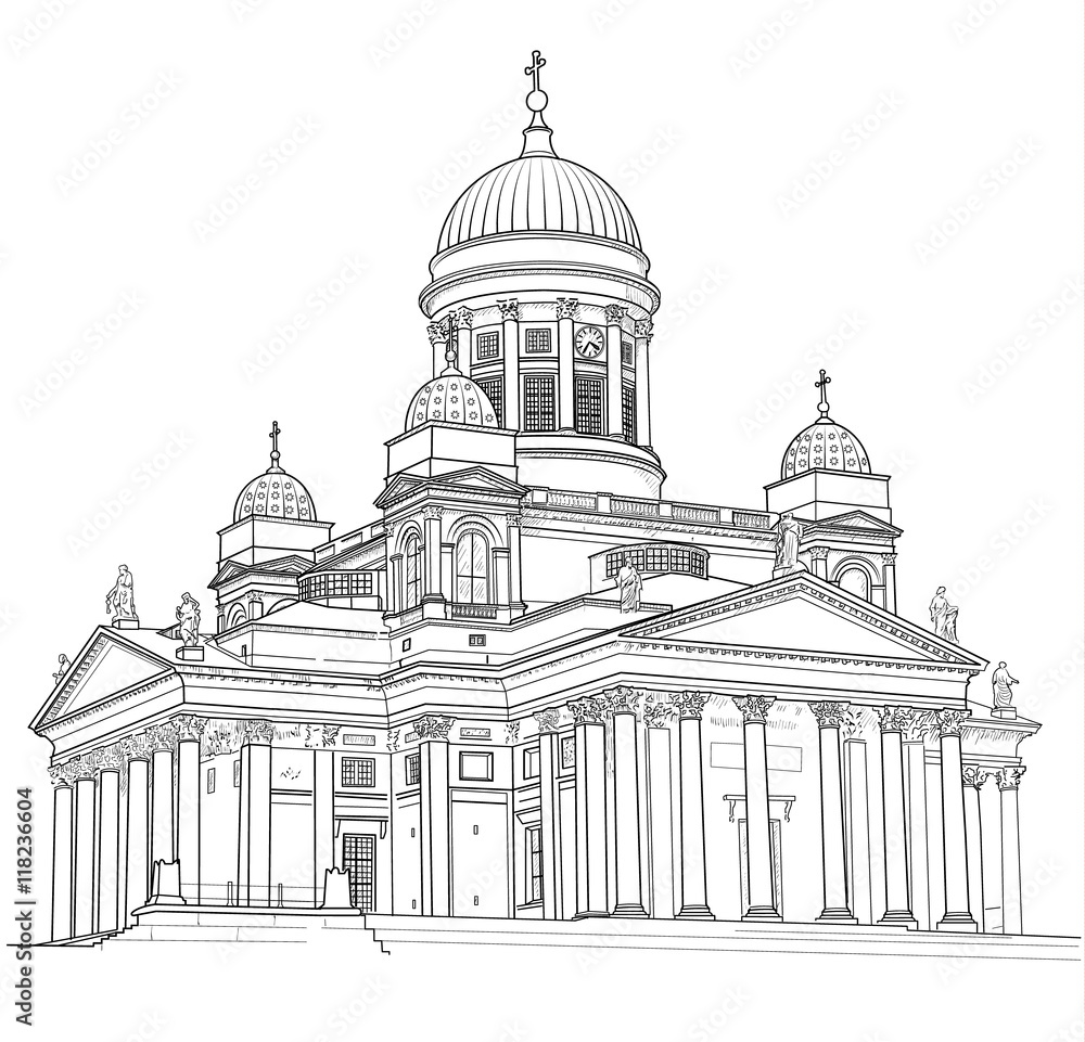 Drawing of the Cathedral