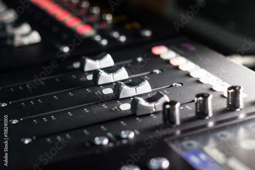 Mixing Console - faders
