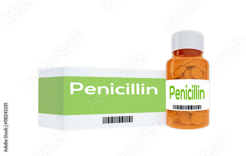 Canvas Print Penicillin - medical concept