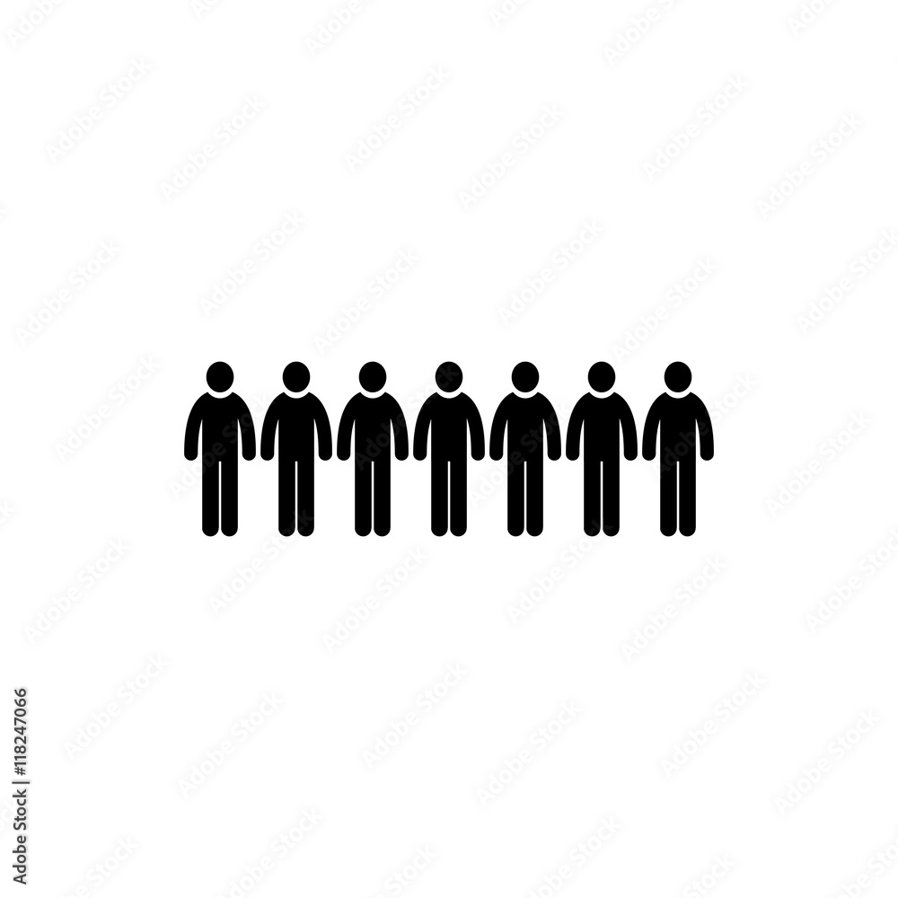 People Icons - Isolated On White Background. Vector Illustration, Graphic Design. For Web, Websites, Print. Business Concept People Icons - Isolated On White Background. Vector Illustration, Graphic Design. For Web, Websites, Print. Business Concept