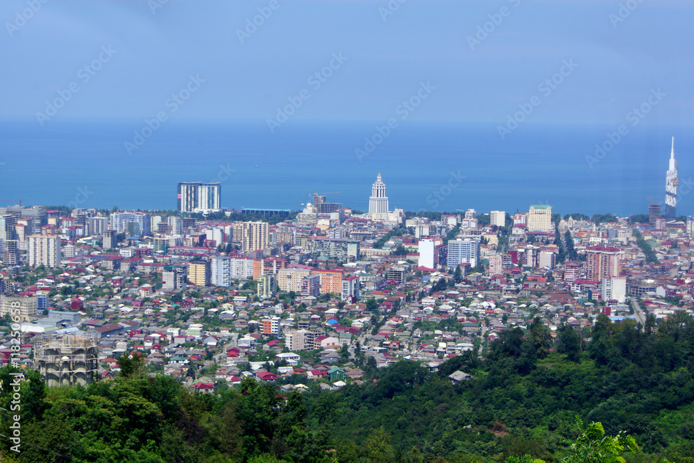 Panoramic view on Batumi Georgia
