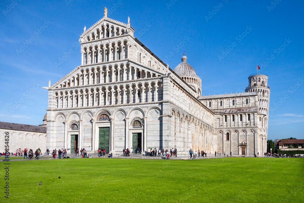 Piazza Dei Miracoli Square of Miracles in Pisa, Italy.