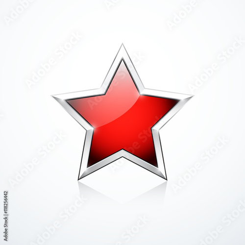 Vector red star