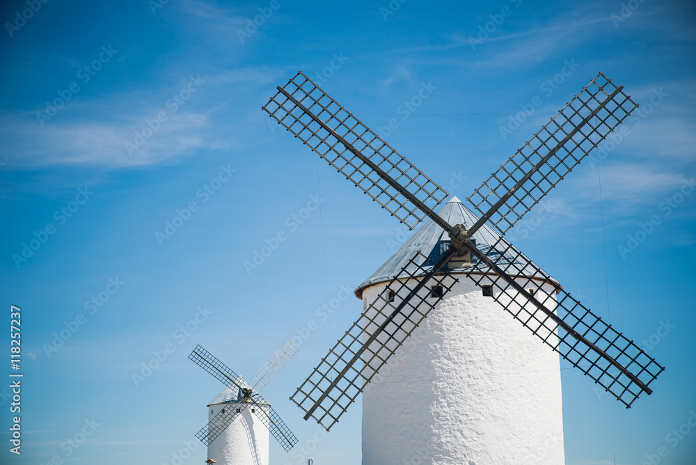 Traditional windmills, Toledo, Spain Traditional windmills, Toledo, Spain