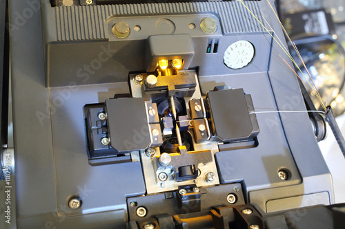 Konstfotografi Welding machine Fiber-optic communication lines