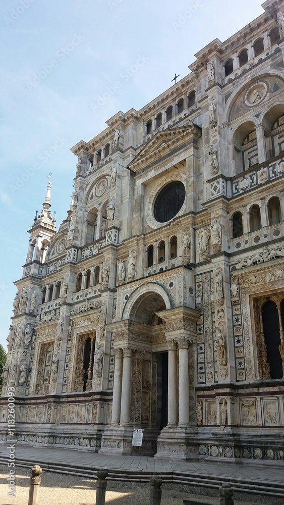 Certosa di Pavia facciata