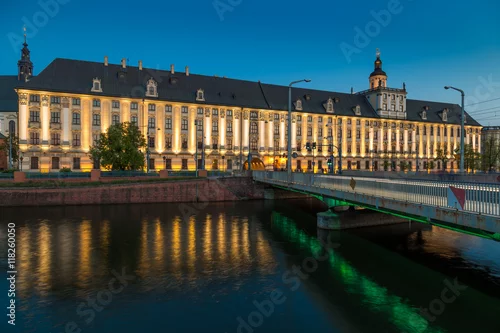 Naklejka na ścianę Uniwersytet Wrocławski - University of Wrocław