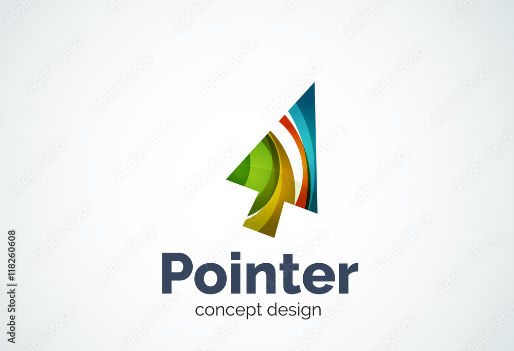 Cursor logo template, mouse pointer and arrow concept Cursor logo template, mouse pointer and arrow concept