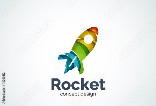 Rocket logo template