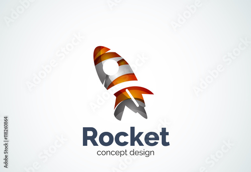 Rocket logo template