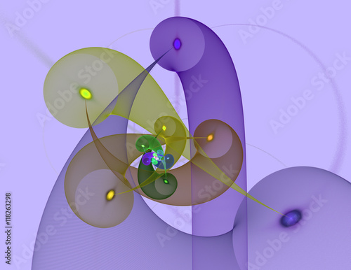 Fractal art background for creative design