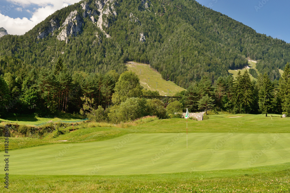 Golf course, Kranjska Gora (Slovenia)