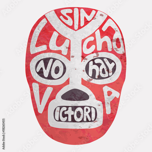 Lucha libre mask. Vector illustration