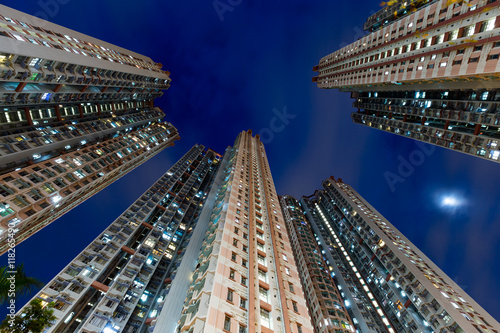 High rise apartment building