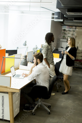 Young people in the office