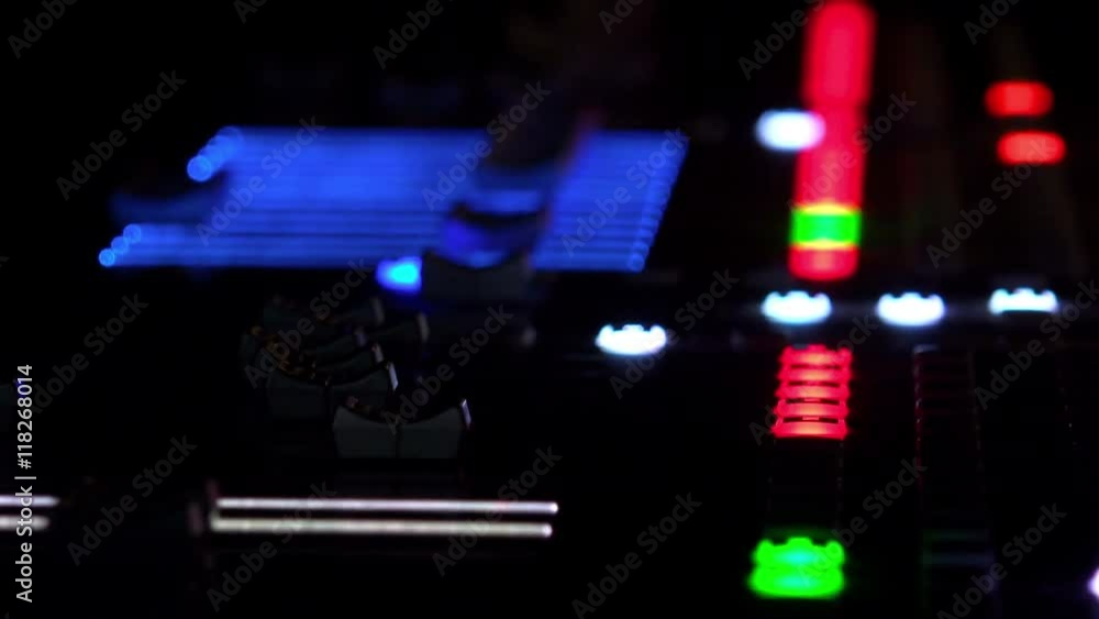 Film, TV, equalizers, sound studio, audio console, mixer, sliders Film, TV, equalizers, sound studio, audio console, mixer, sliders