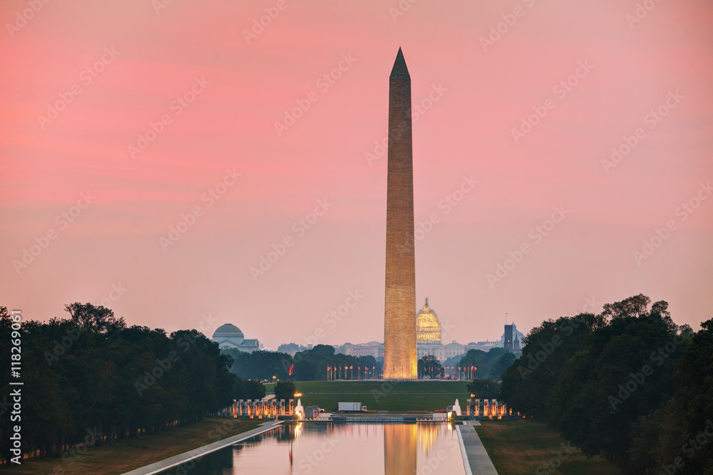 Washington Memorial monument in Washington, DC
