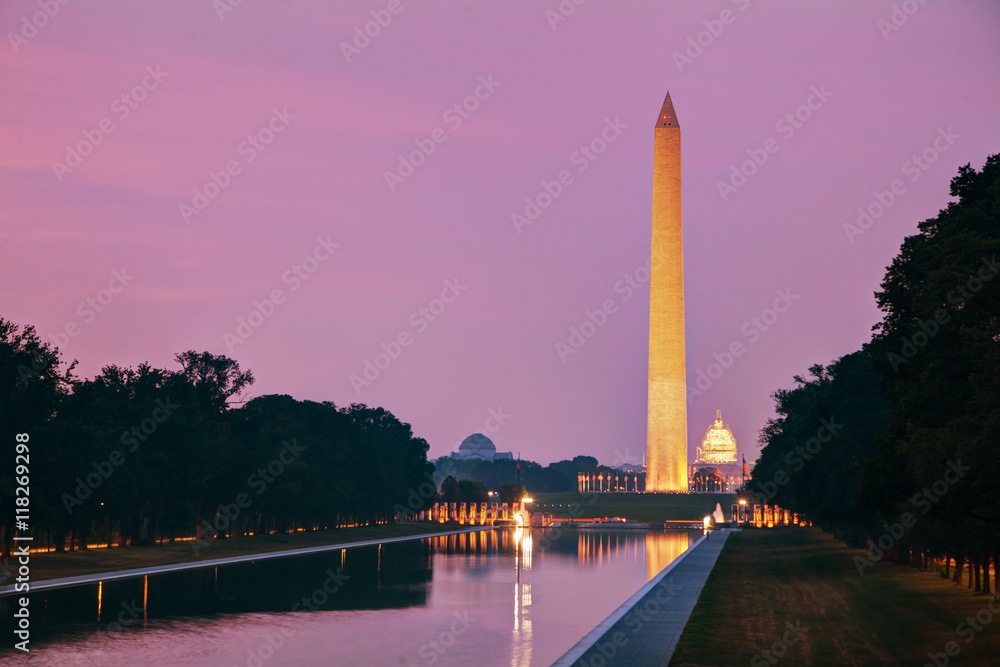 Washington Memorial monument in Washington, DC