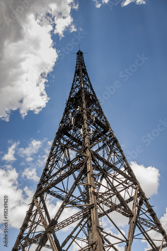 Historic radiostation tower in Gliwice, Poland