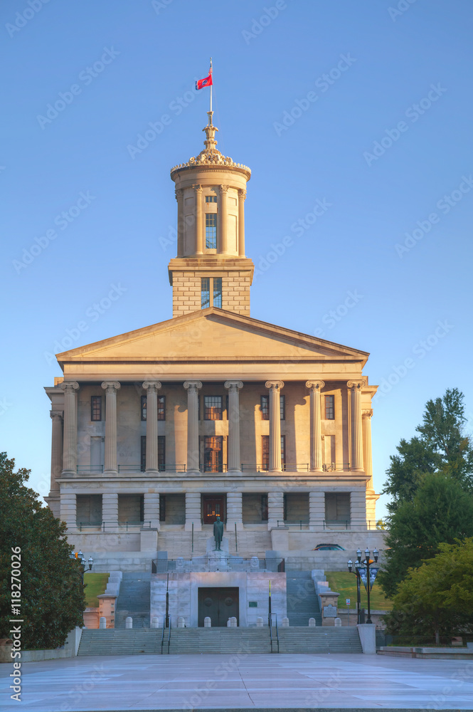 Tennessee State Capitol building in Nashville