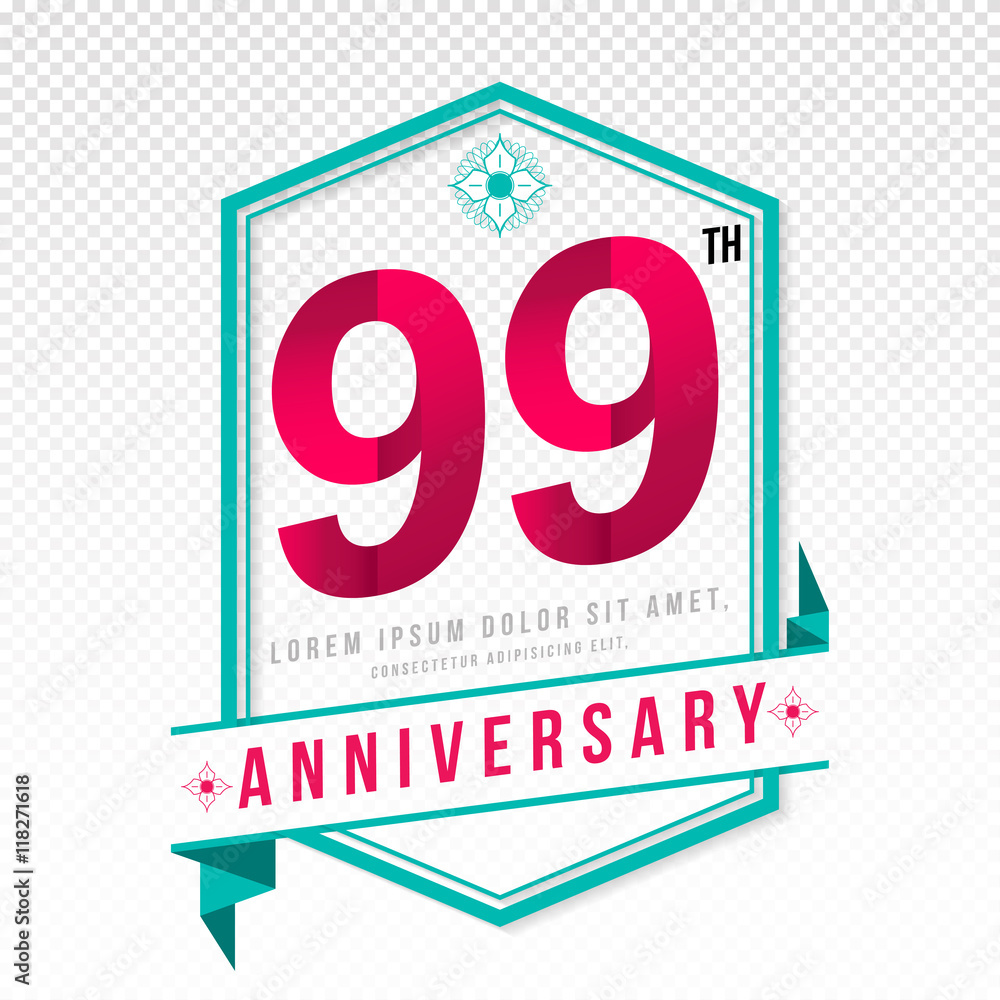 Anniversary emblems template design