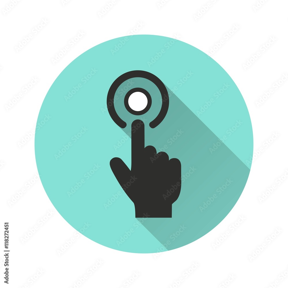 Touch vector icon.