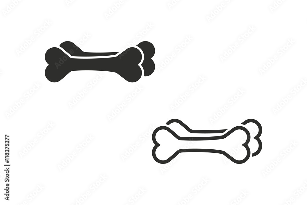 Dog bone - vector icon. Dog bone - vector icon.