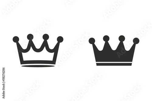 Crown - vector icon.