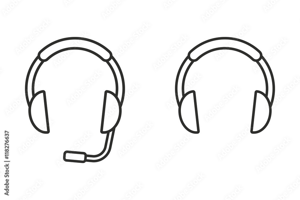Headphone - vector icon. Headphone - vector icon.