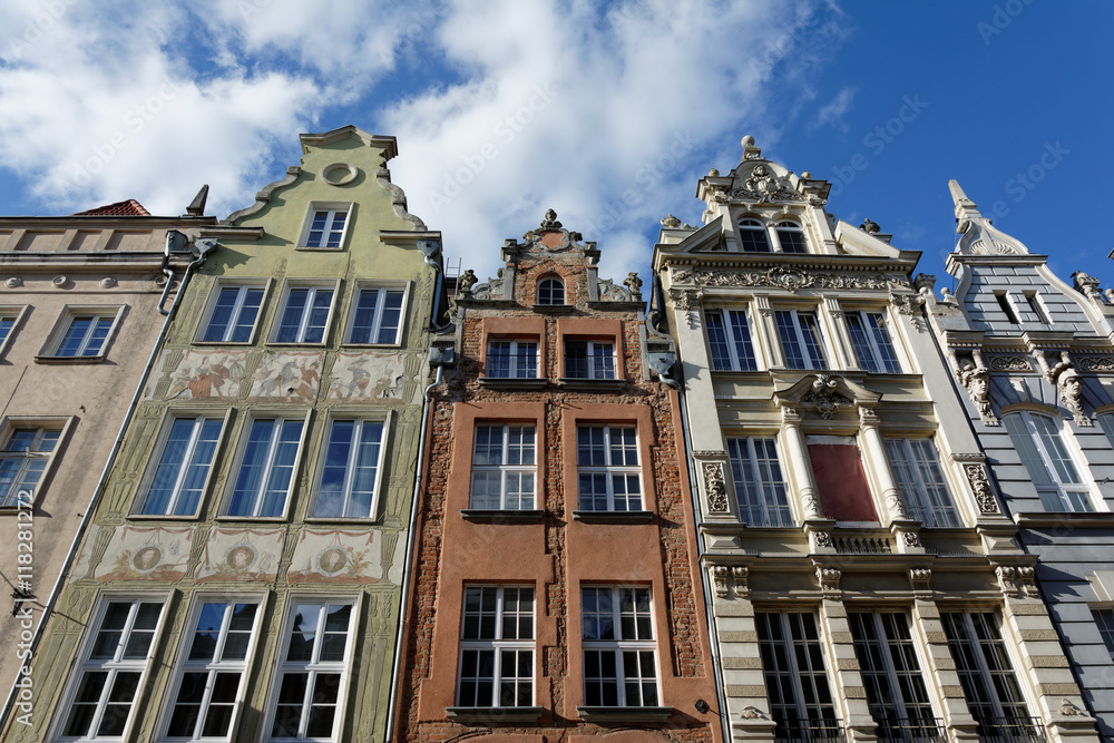 Fototapeta premium Stare kamienice w Gdańsku