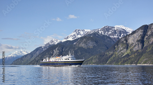 Ferry in Southeast Alaska © mscornelius