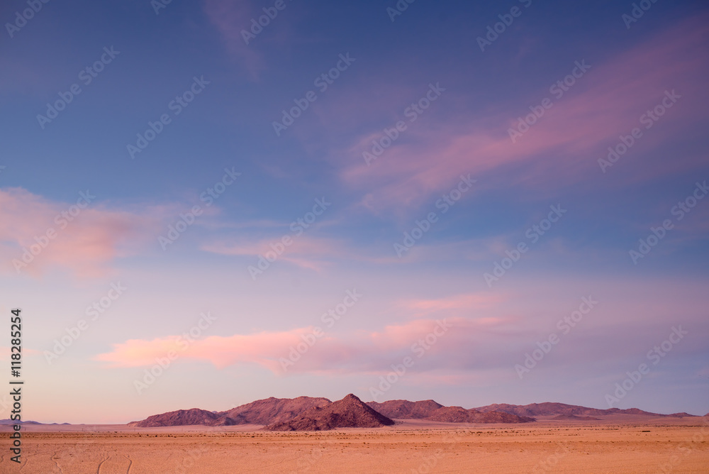 Sunrise in Desert