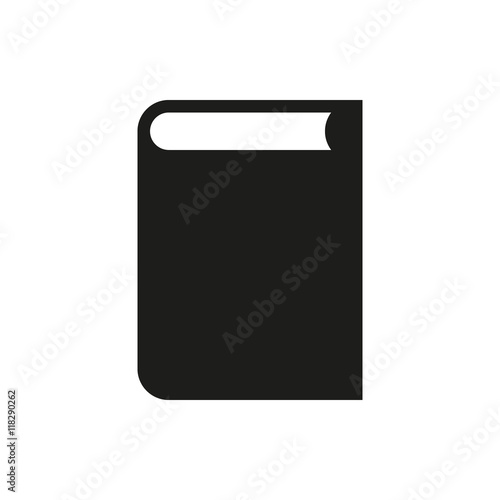 book icon on white background