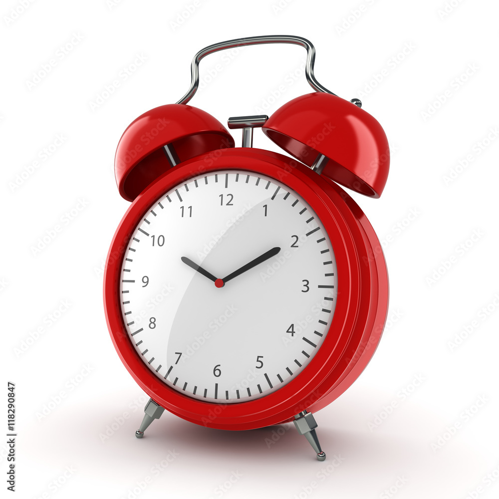 Red alarm clock Red alarm clock