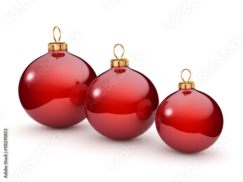 Red Christmas ball